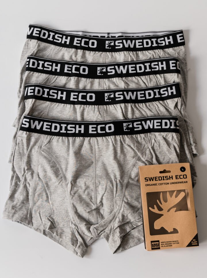 Black Organic Boxer Briefs - Swedish Eco